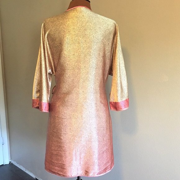 SENSARA Silky Embroidered Detail Robe | Small - Picture 4 of 13